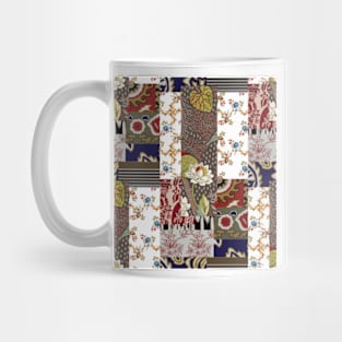 Floral Patchwork Print Mug